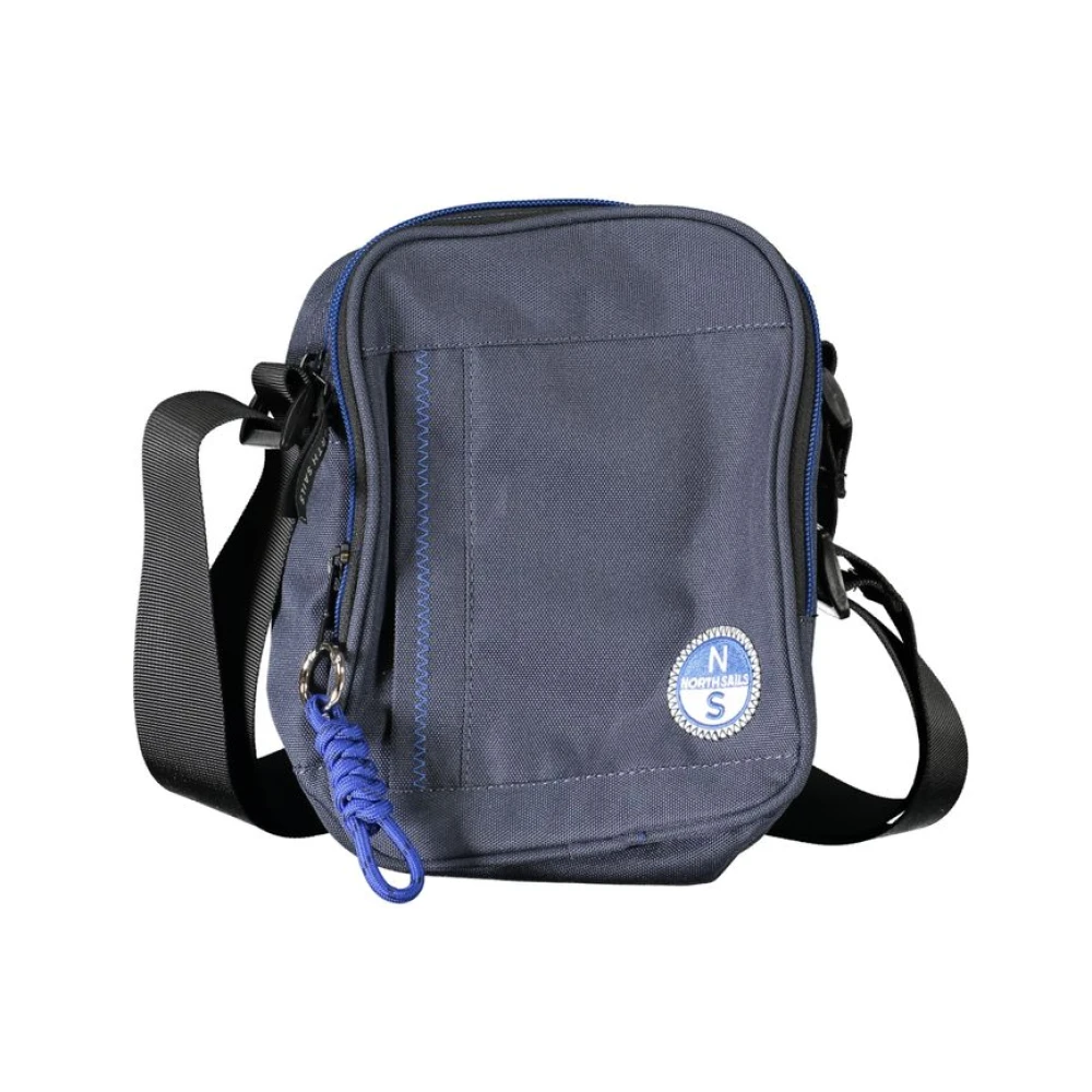 North Sails , Cross Body Messenger, Male, Blue, One Size, Waterproof Canvas Crossbody Bag - Image 3