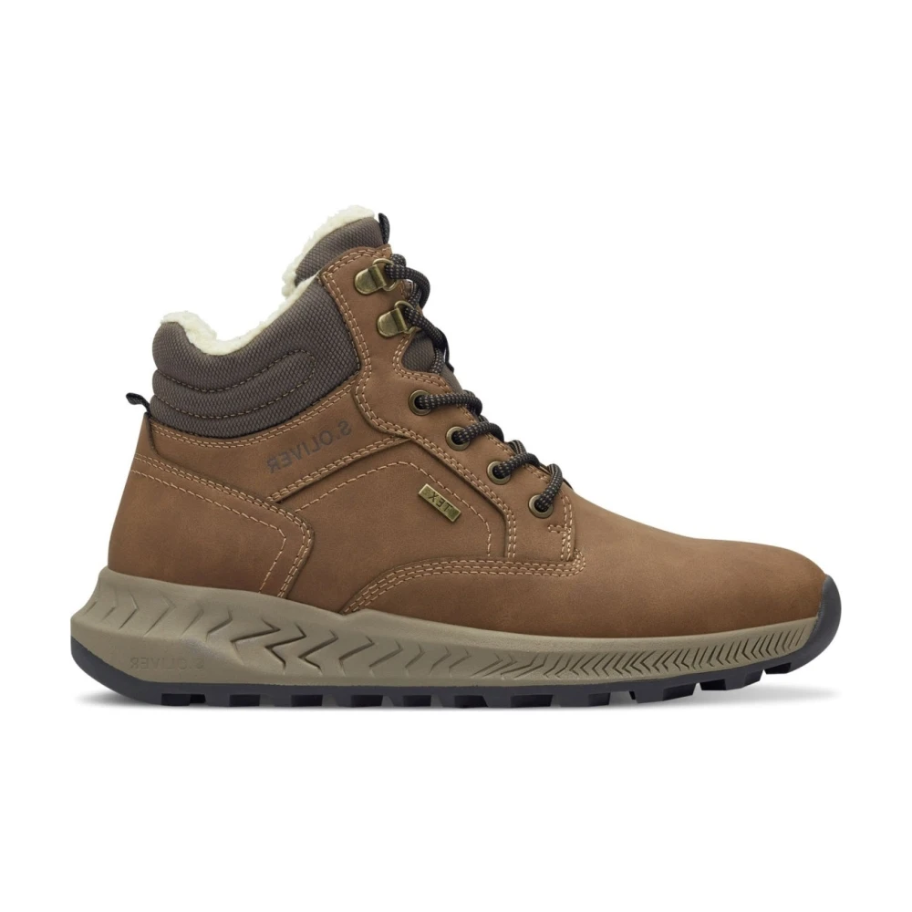 S.oliver Men's Brown Casual Ankle Boots For - Winter Boots - 8 Uk - Shoes