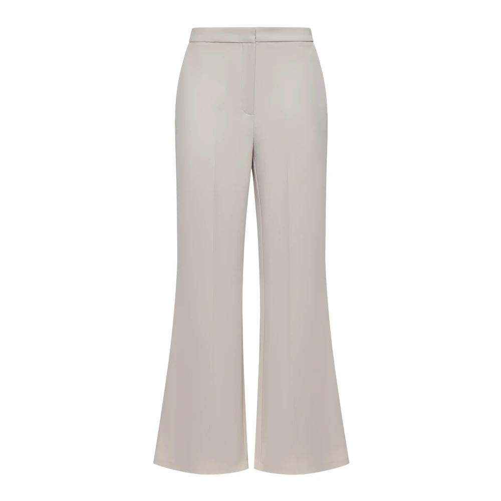 Kaos Women's Beige Wide Trousers,, Stylish Collection Trousers Medium