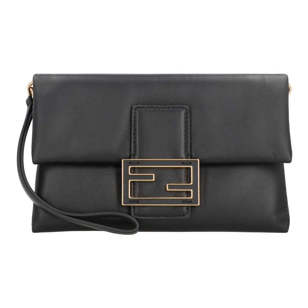 Fendi Women's Black Mamma Baguette Pouch