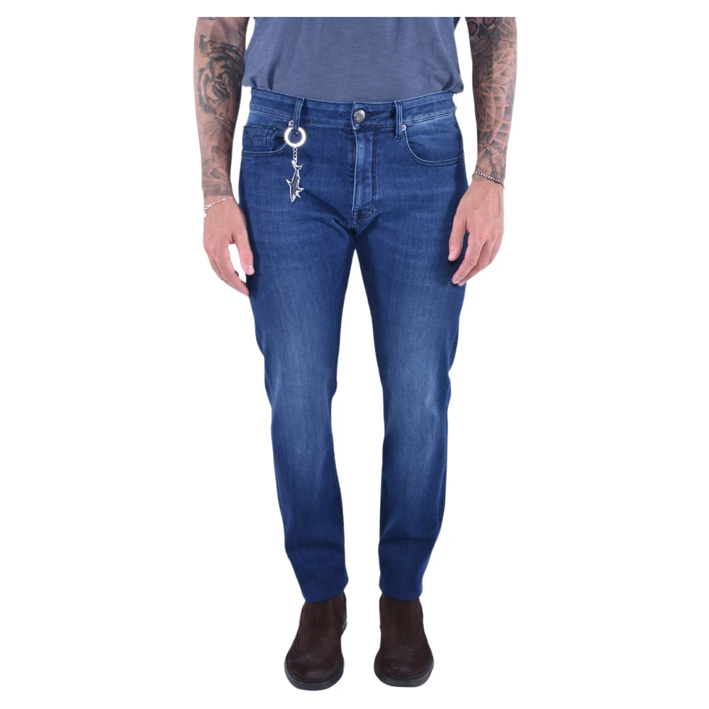 PAUL & SHARK Denim Stretch Tencel Jeans Blue Heren