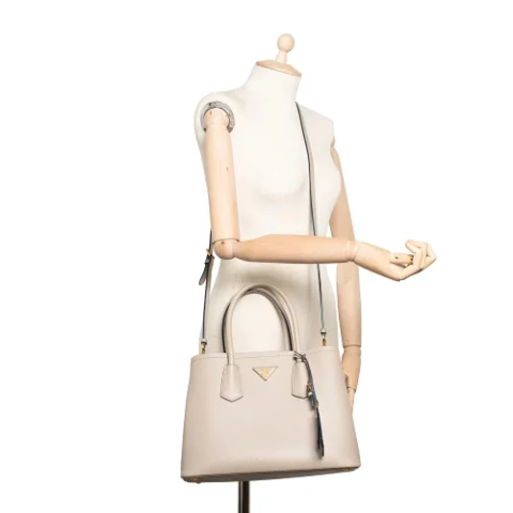 Prada Vintage Pre-owned Leather prada-bags Gray Dames