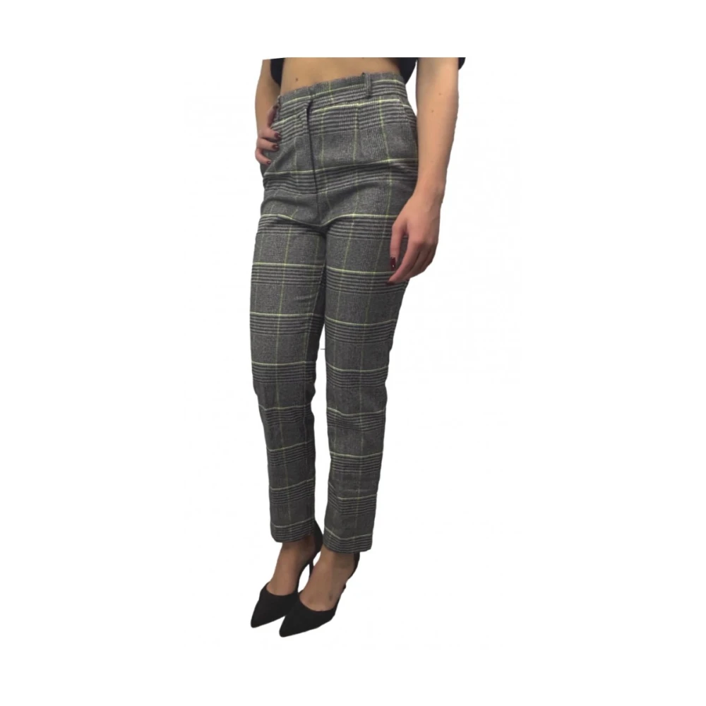 Manila Grace Wollen broek met viscose Gray Dames