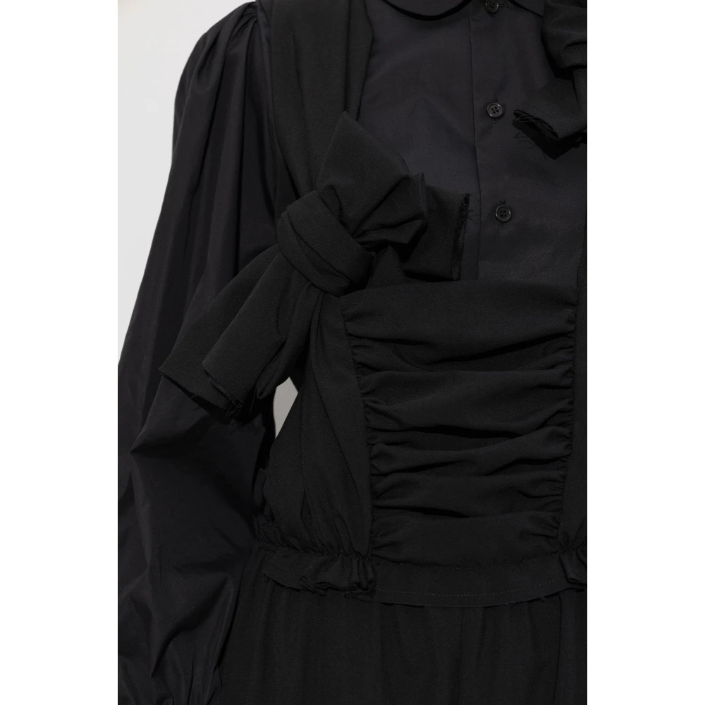 Comme des Garçons Wollen jumpsuit Black Dames