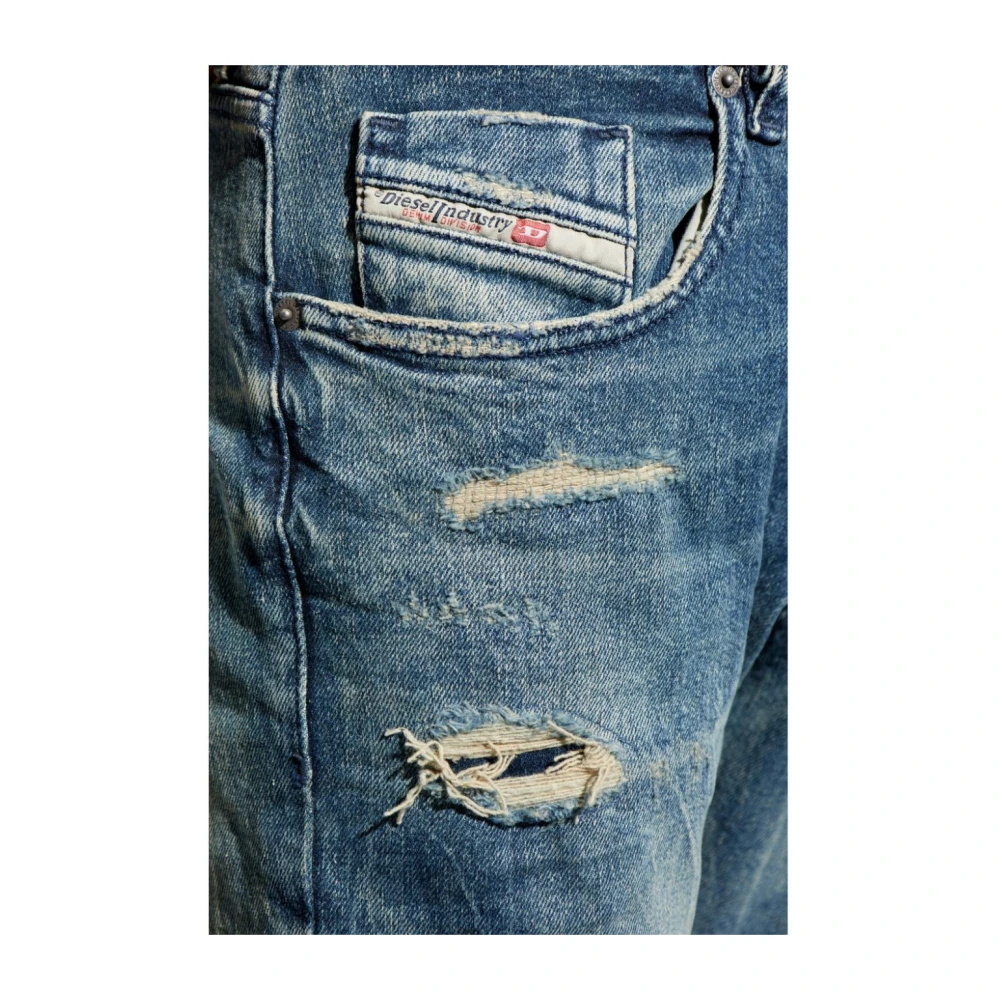 Diesel Blauwe Jeans voor Mannen Blue Heren