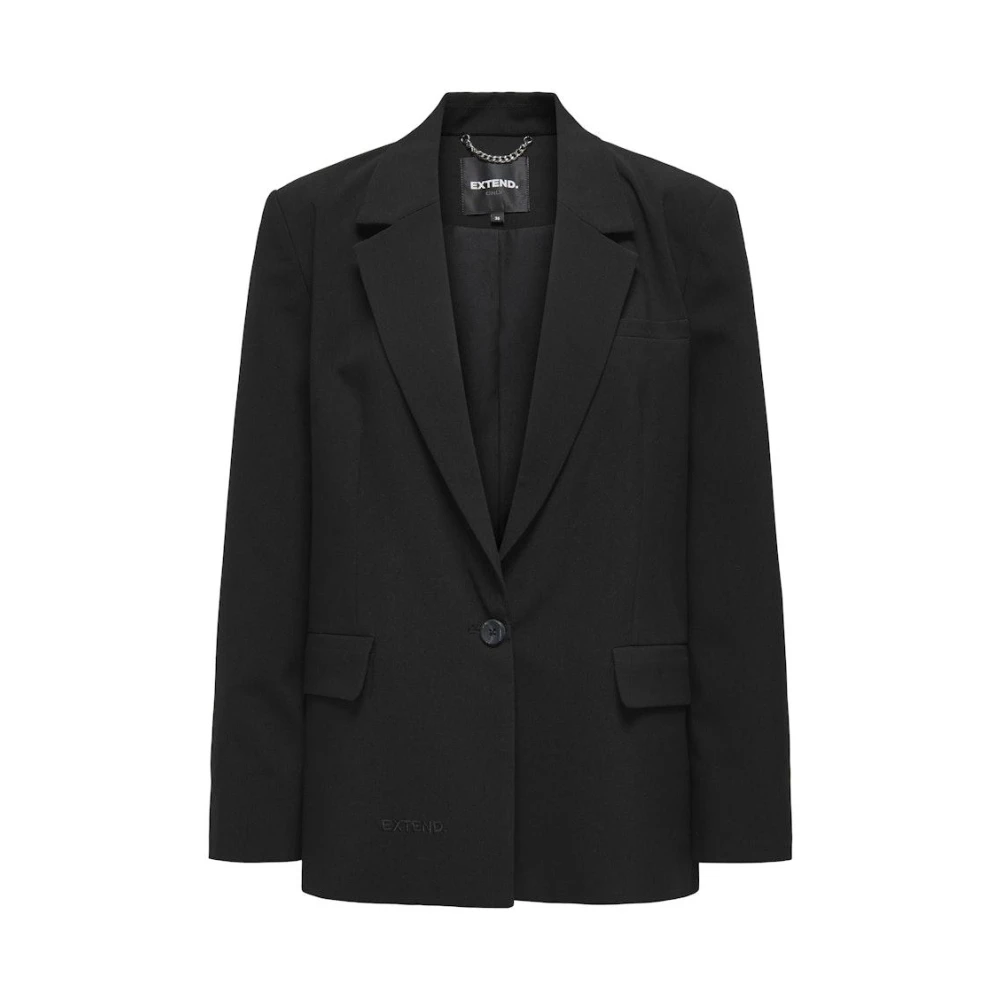 Only Elegante Zwarte Blazer Freewear Zwart Black Dames