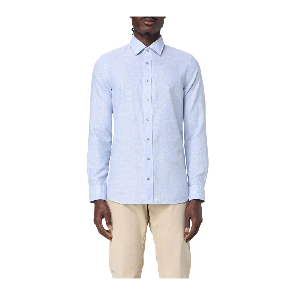 Michael Kors Men's Blue Formal Shirts, 2XL, Sophisticated Button-Up Shirt