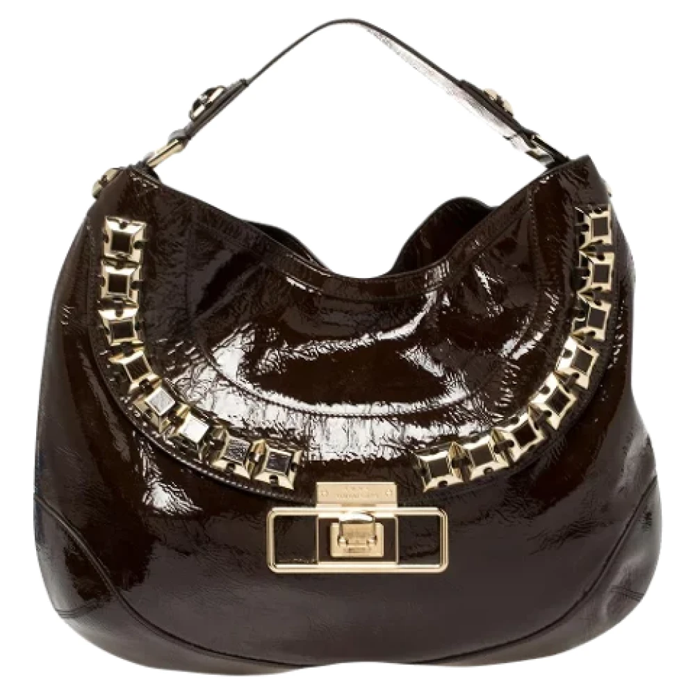 Anya Hindmarch Pre-owned Leather handbags Brown Dames