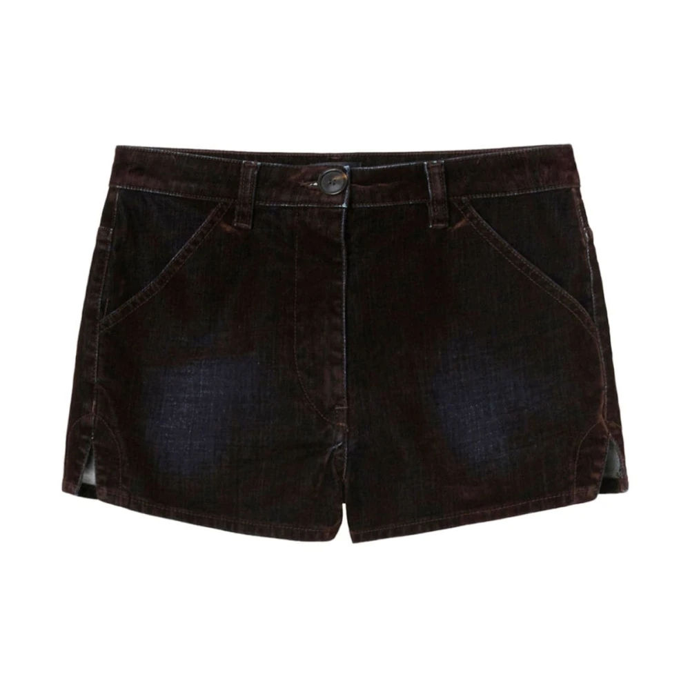 Pinko Bruine Shorts voor Vrouwen Brown Dames