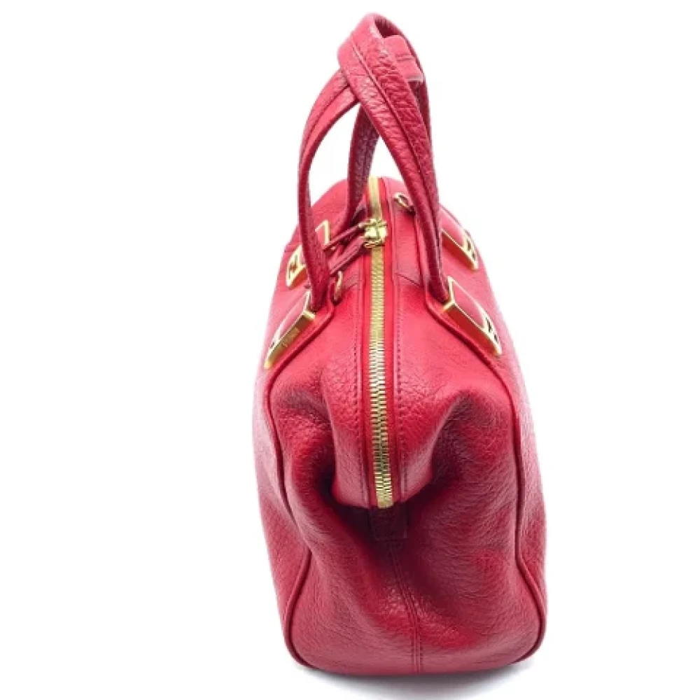 Fendi Vintage Pre-owned Leather fendi-bags Red Dames