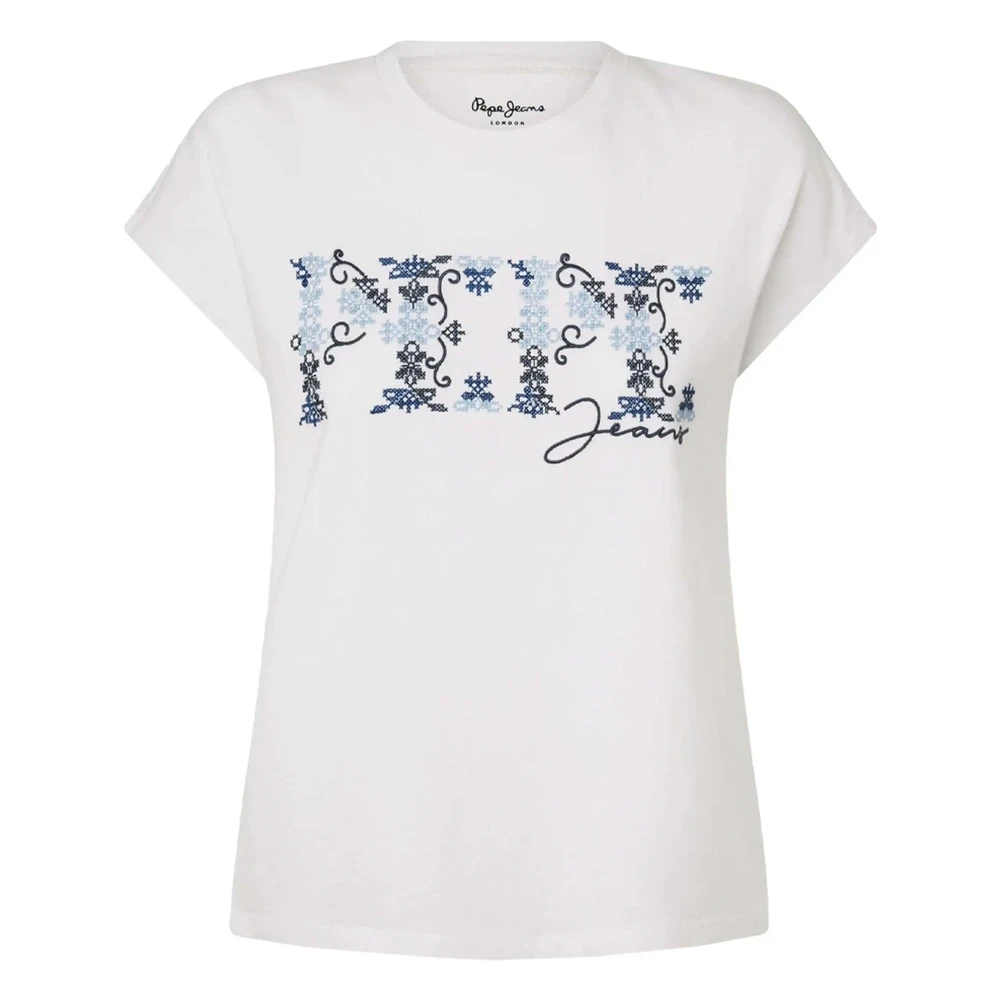 Pepe Jeans Nolly T-shirt White Dames