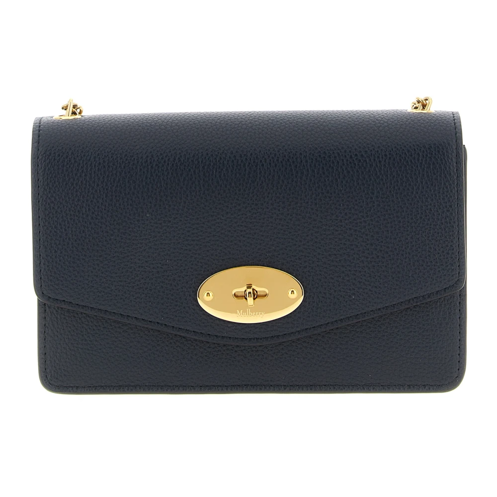 Mulberry Small Darley Shoulder Bag - Female - Shoulder Bags - Blue - One Size - Bags