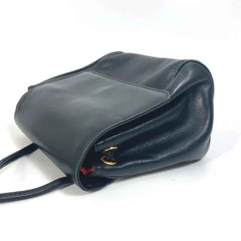 Dior Vintage Pre-owned Leather dior-bags Black Dames