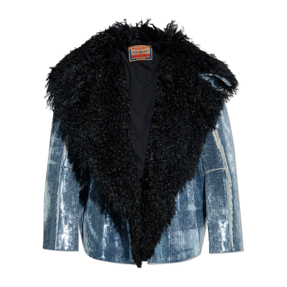 Diesel Jas De-Bika-S Blue Dames