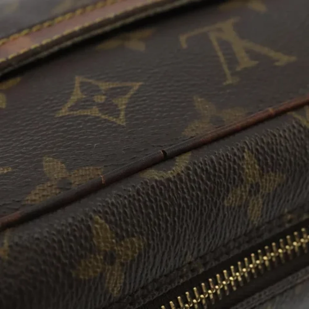 Louis Vuitton Vintage Pre-owned Canvas clutches Brown Dames