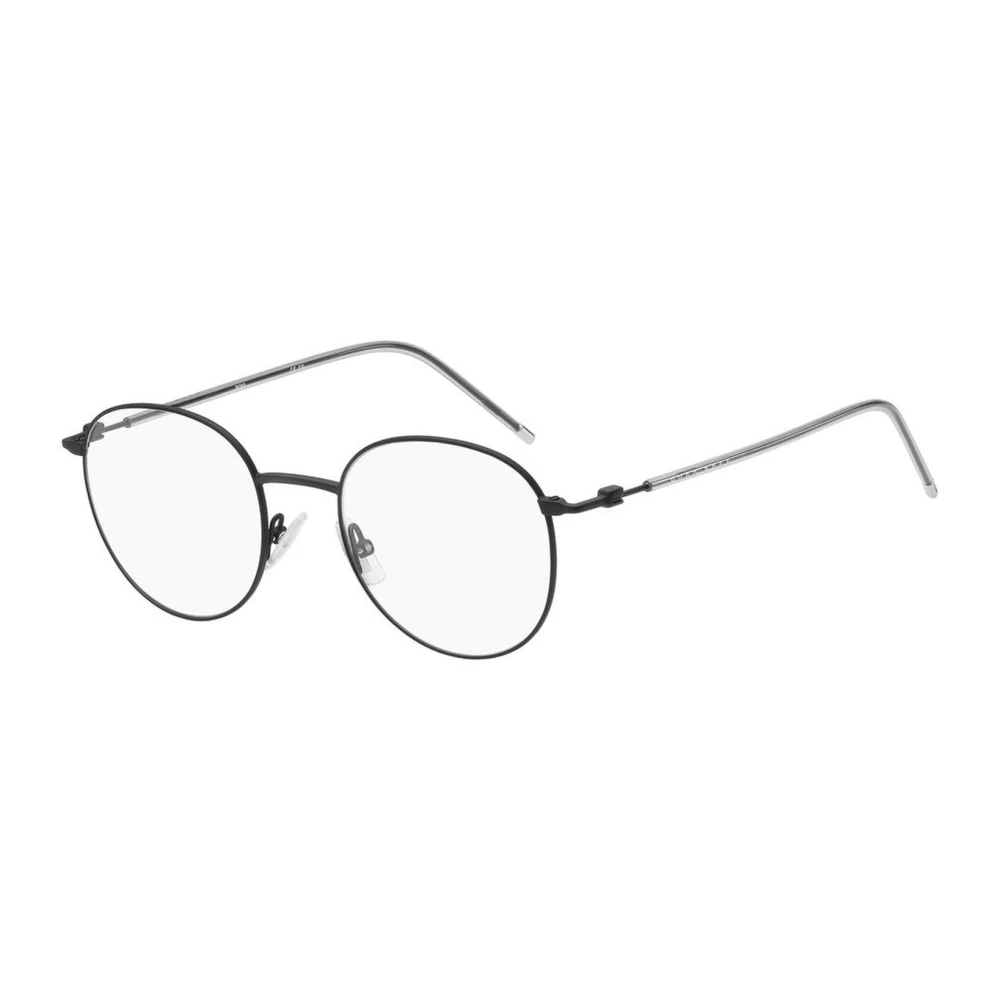Hugo Boss Mat Zwart Metalen Frame Bril Black Heren