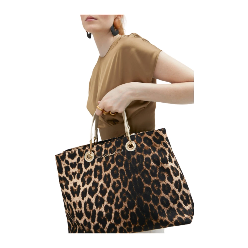 Lola Casademunt Shopper Tas met Dierenprint en Kunstleer Multicolor Dames