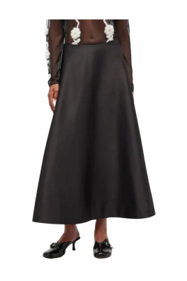 Duchesse Satin Lång Cirkelkjol