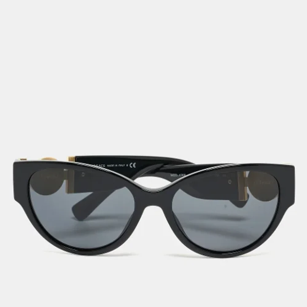 Versace Pre-owned Acetate sunglasses Black Dames