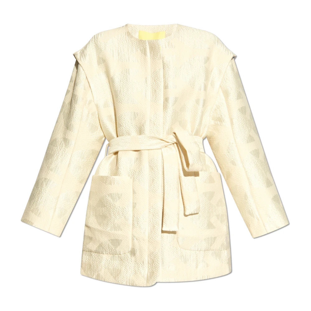 Munthe Jas met riem Beige Dames