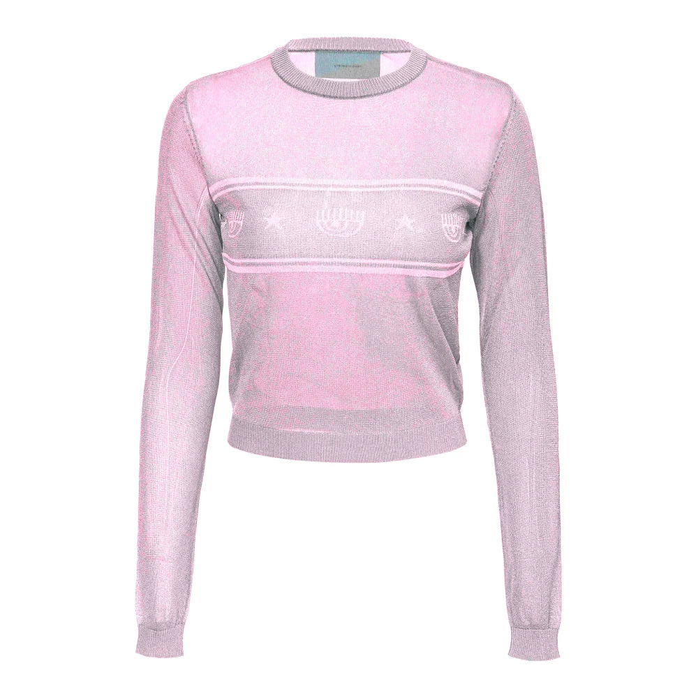 Chiara Ferragni Collection Donna Rosa Maglie, L, New,