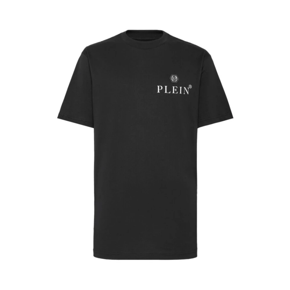 Philipp Plein Klassiek Heren Zwart Logo T-Shirt Black Heren