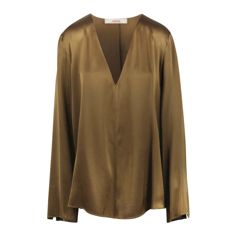 Jucca Stijlvolle Top met Uniek Ontwerp Green Dames