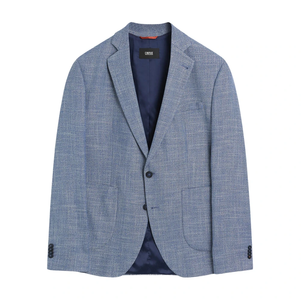 CINQUE Casual blazer met unieke structuur Blue Heren