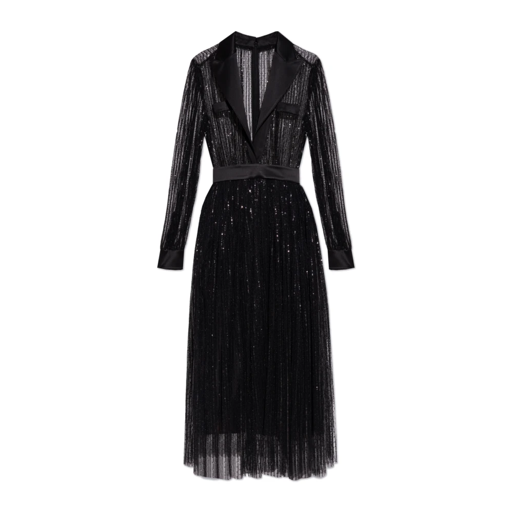 Dolce & Gabbana Paillettenjurk Black Dames