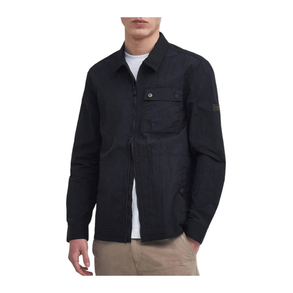 Barbour International Inline Overshirt Zwart Black Heren