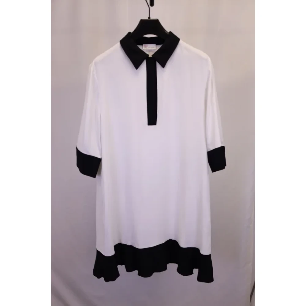 Valentino Vintage Pre-owned Cotton dresses White Dames