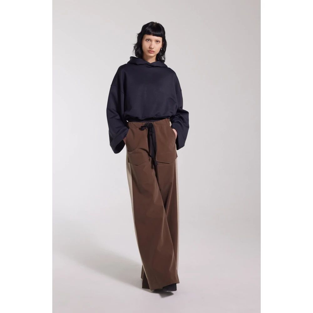 Stutterheim Gestreepte Waterdichte Broek Brown Dames