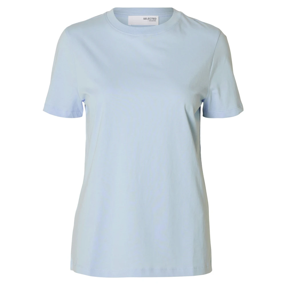 Myessential Ss O-Neck Tee - Cashmere Blue XS