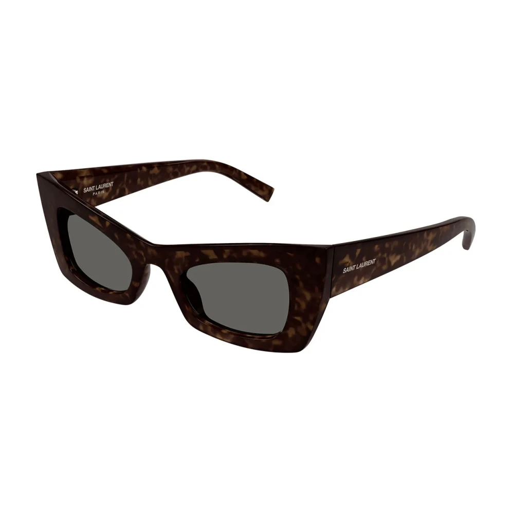 Saint Laurent Women's Grey New Wave Cat-Eye Sunglasses