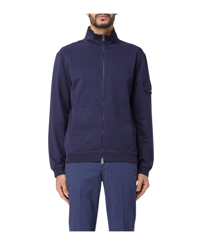 blauwe-mock-neck-jas