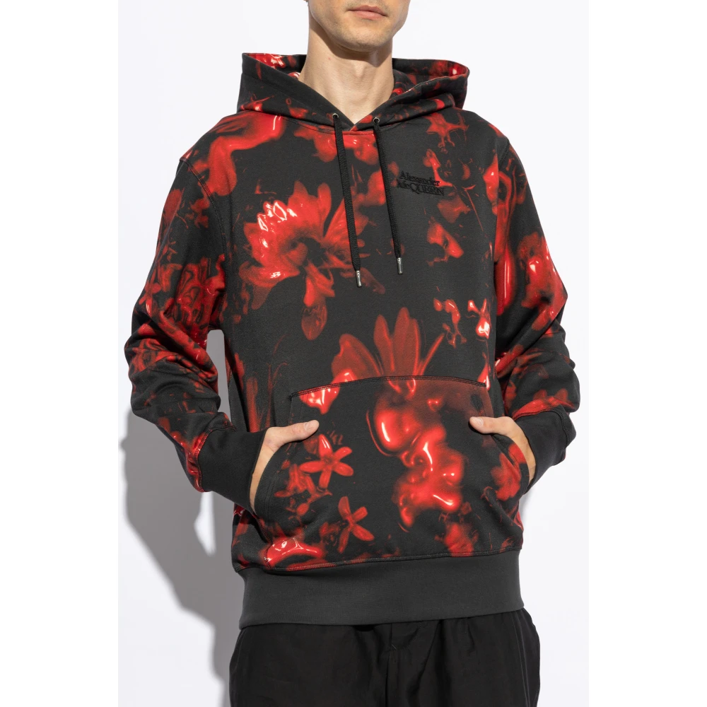 alexander mcqueen Hoodie Red Heren