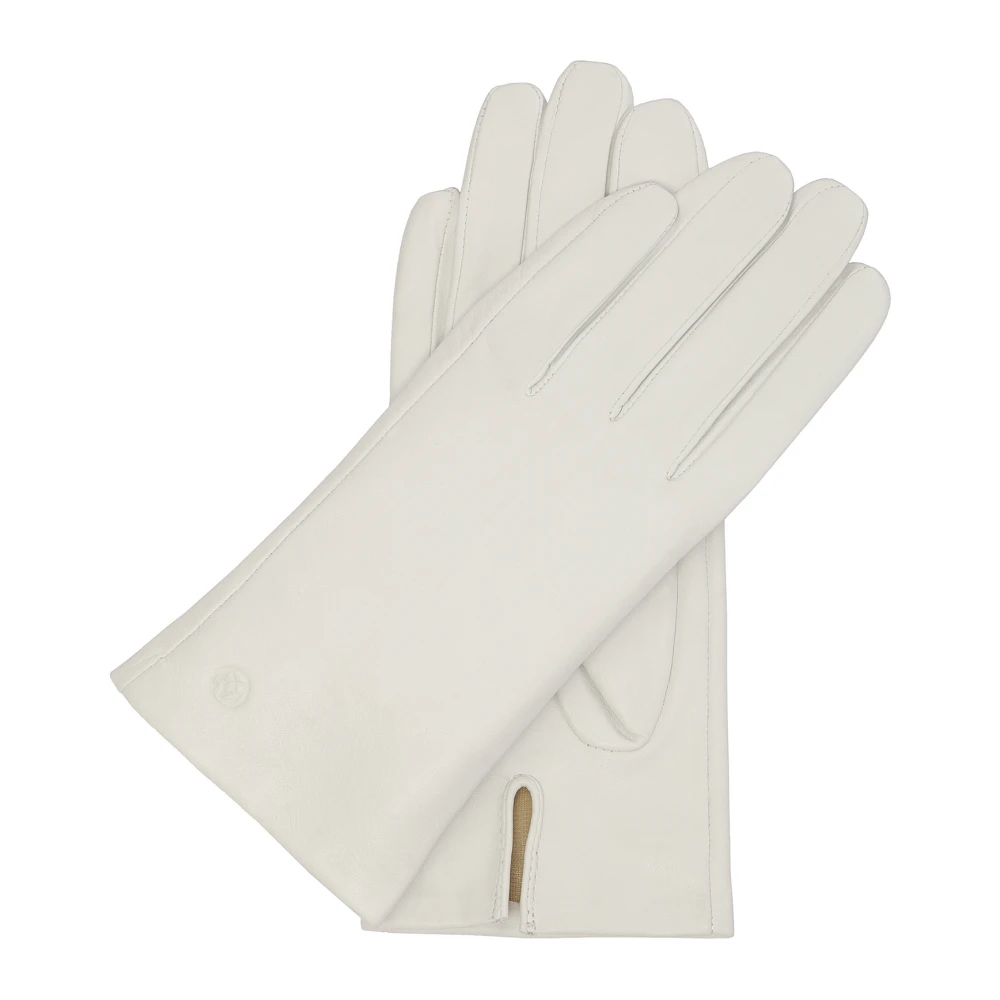Kazar Witte leren handschoenen White Dames