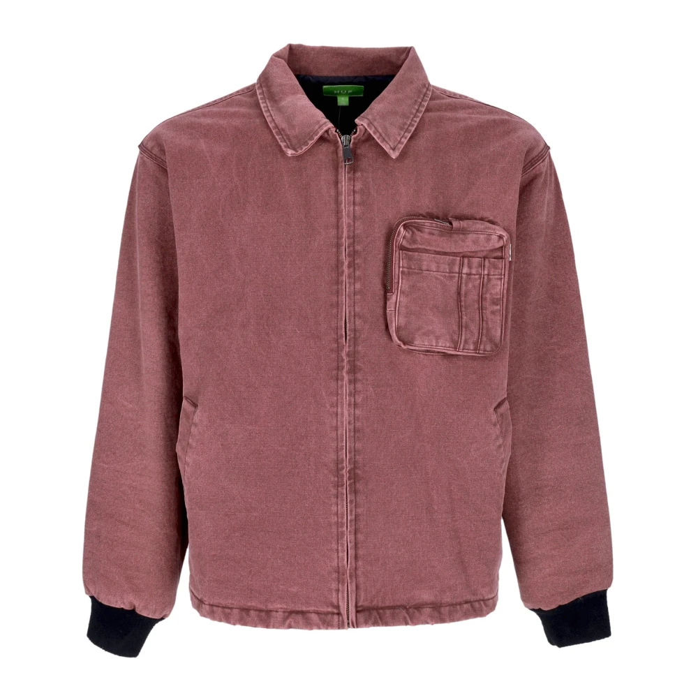 HUF Canvas Werkjas Wijn Red Heren