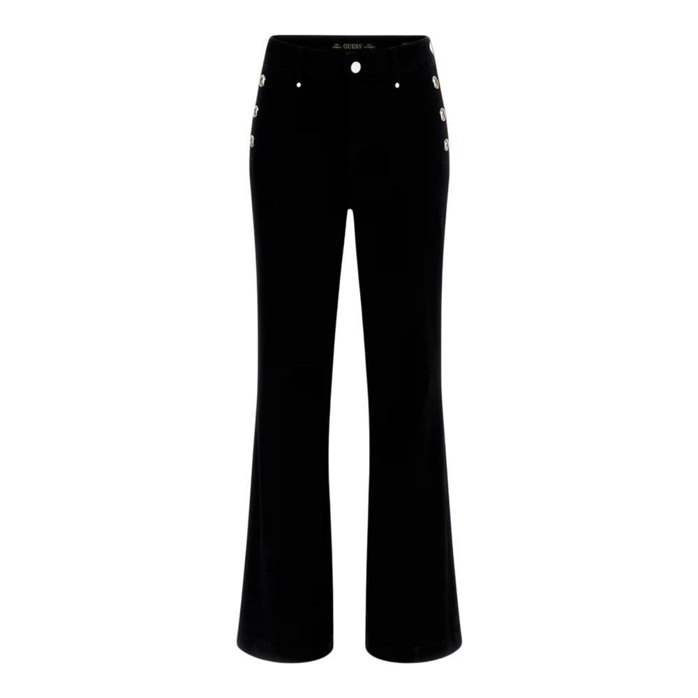Guess Women's Black New Faye Pant - Flare Jeans - W27 L32 - Jeans