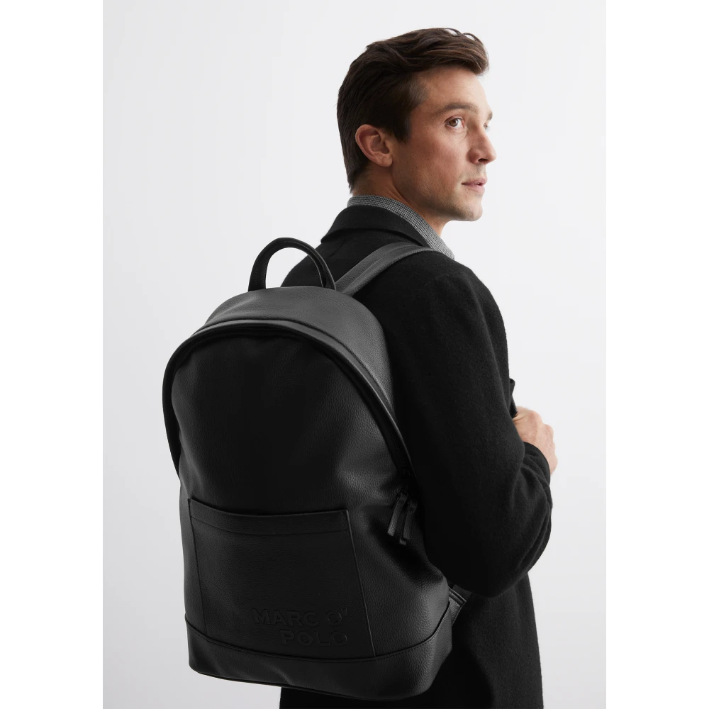 Marc O'Polo Rugzak medium Black Heren