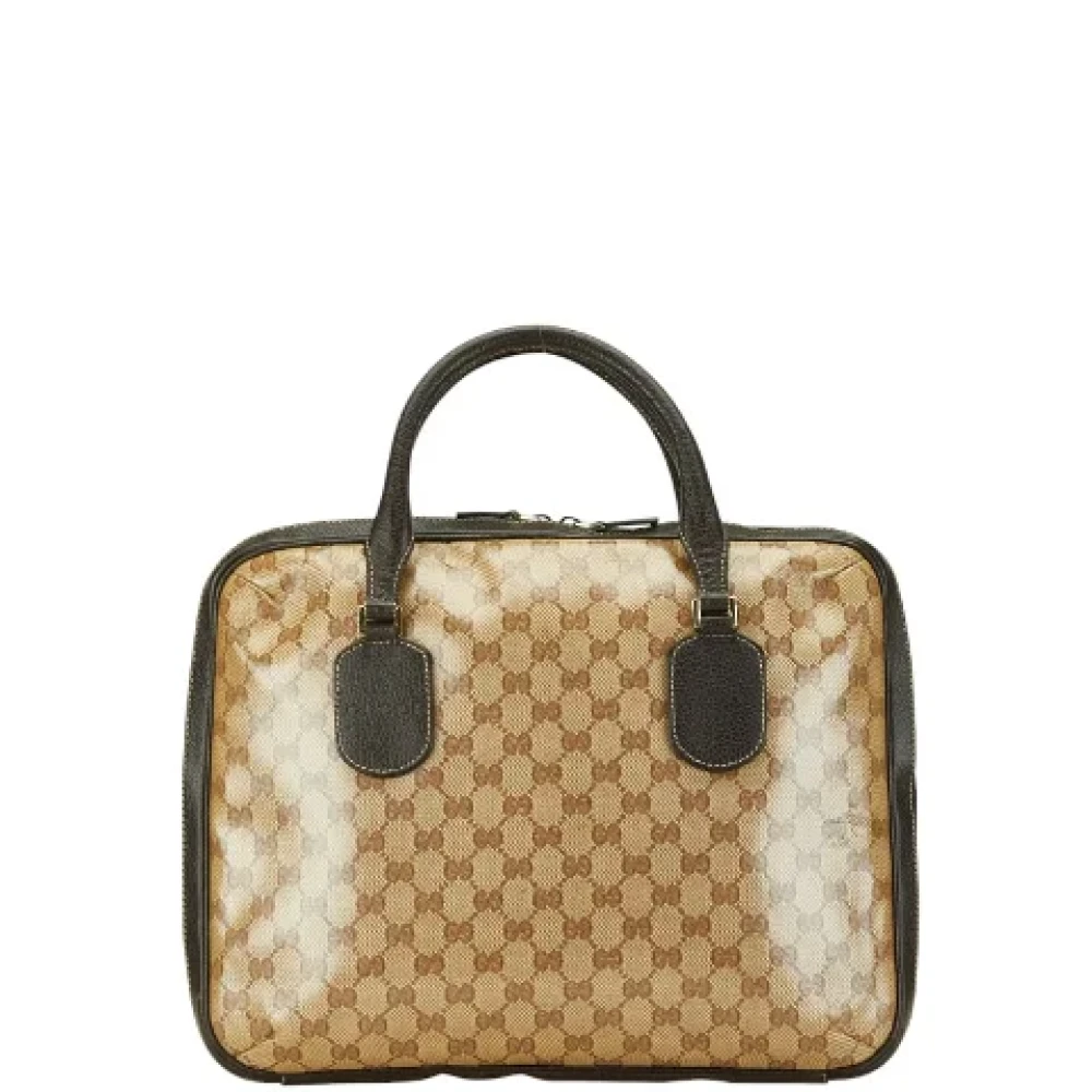 Gucci Vintage Pre-owned Canvas totes Beige Dames