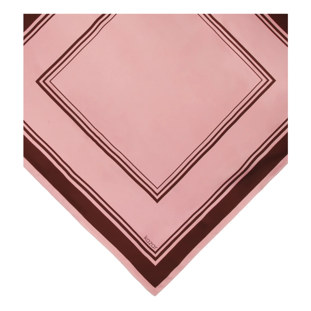 Kazar Roze minimalistische zijden sjaal Pink Dames