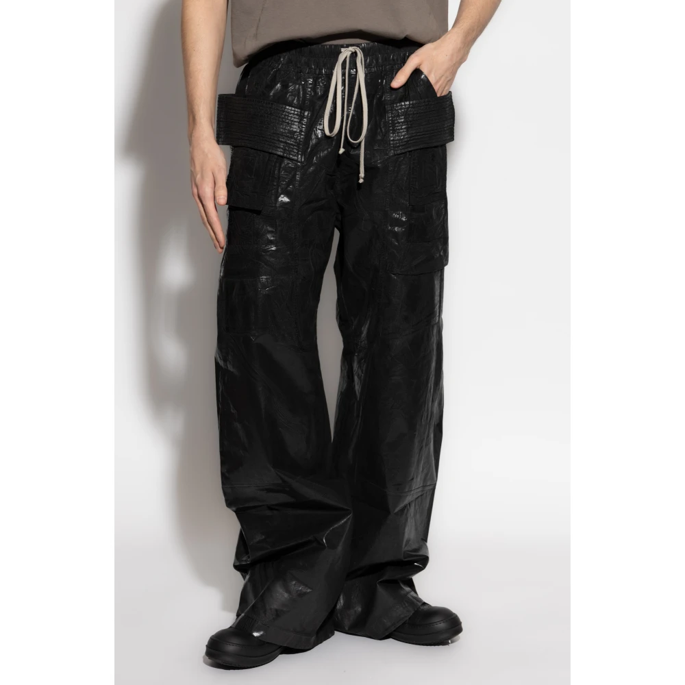 Rick Owens Creatch Broek Black Heren