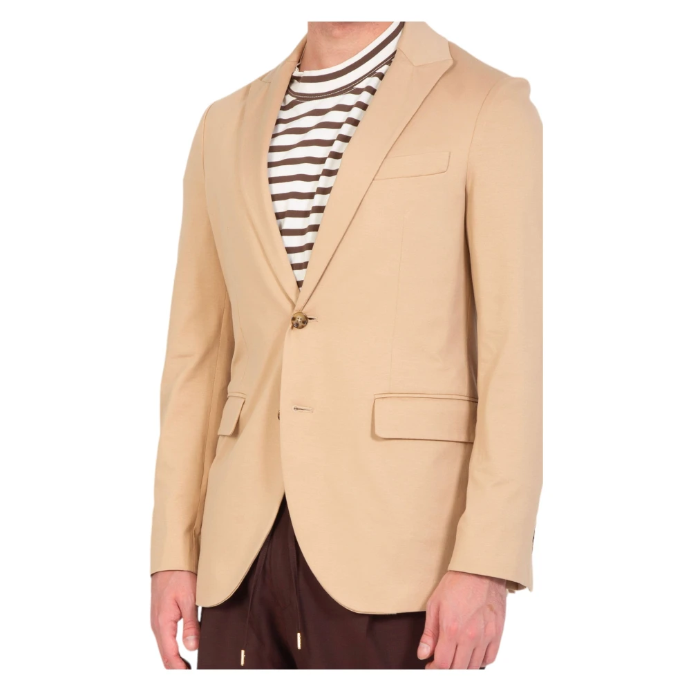 Circolo 1901 Jersey Blazer in Grigio Beige Heren