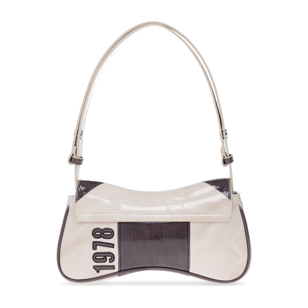 Diesel Schoudertas Play Clutch Beige Dames