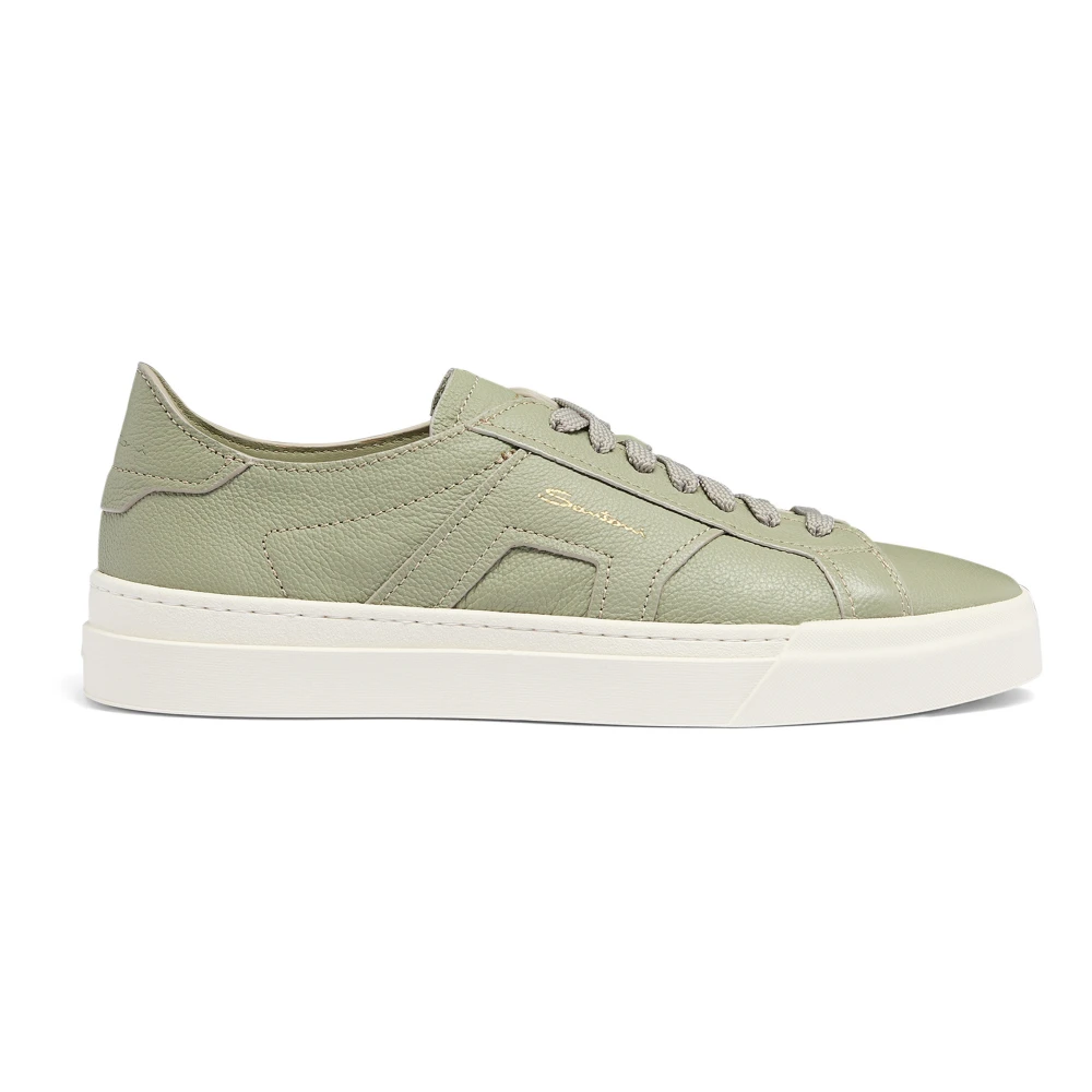 Santoni Double Buckle Sneakers Heren Schoenen Groen