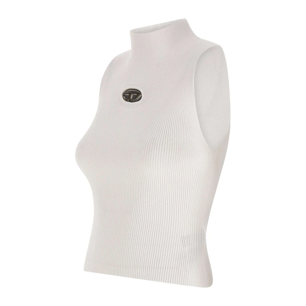 Diesel Witte Top voor Vrouwen White Dames