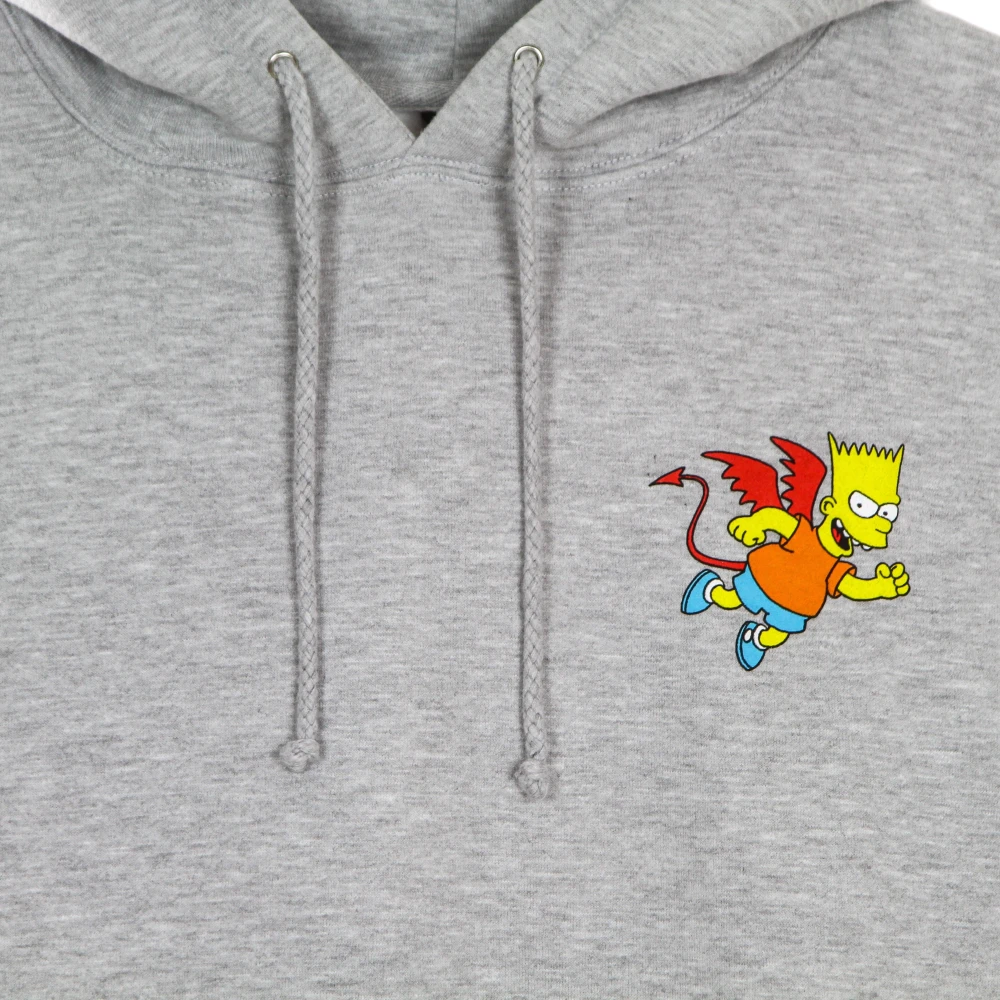 Market Devil Arc X The Simpsons Hoodie Gray Heren