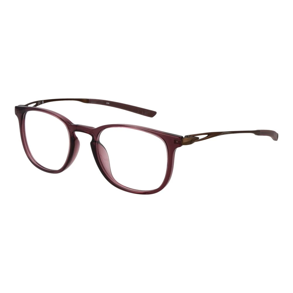Nike Unisex Brown Glasses, One Size, Titanium Optical Frames Round Style