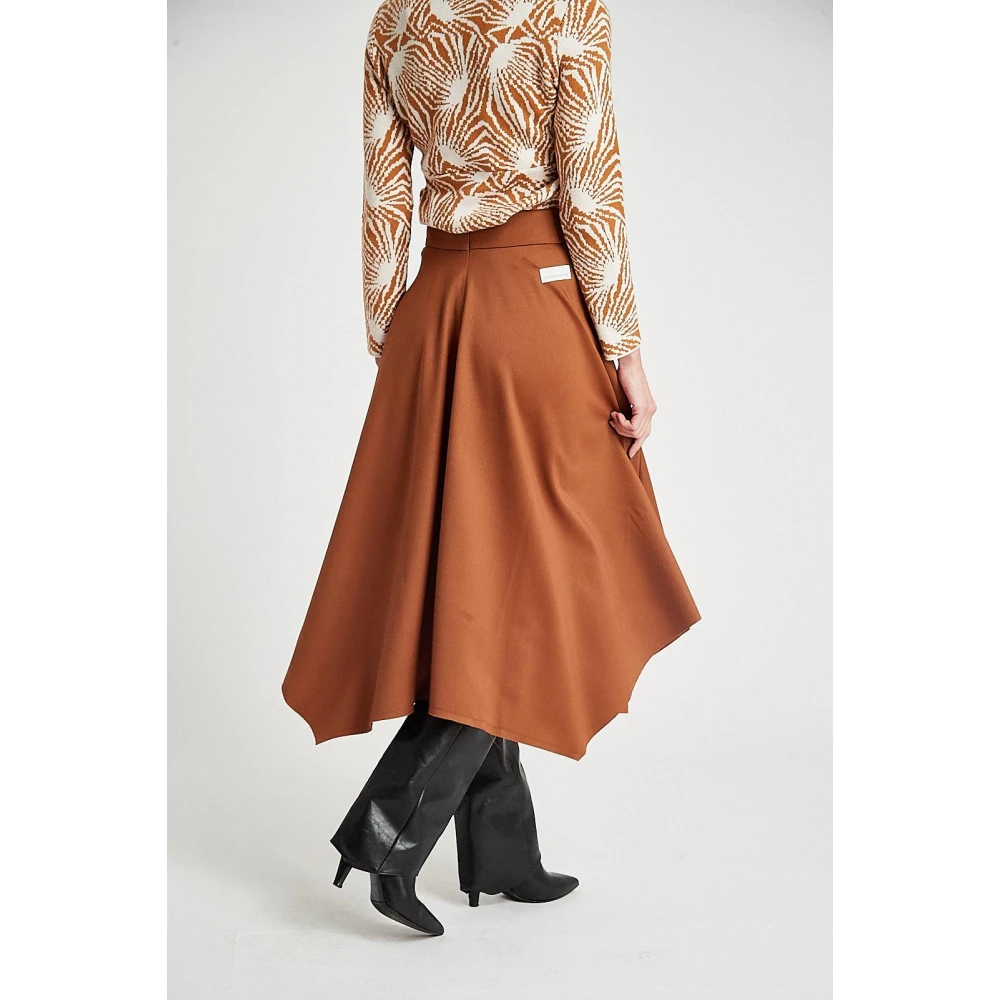 Nine In The Morning Amelia Stijl Rok Brown Dames